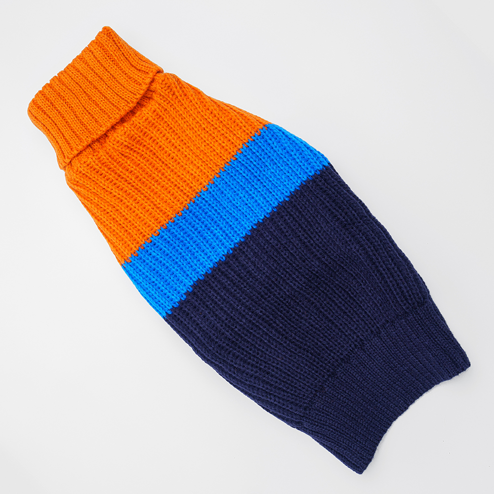 

Petmax Свитер для кошек и собак, , оранжево-синий, Оранжевый