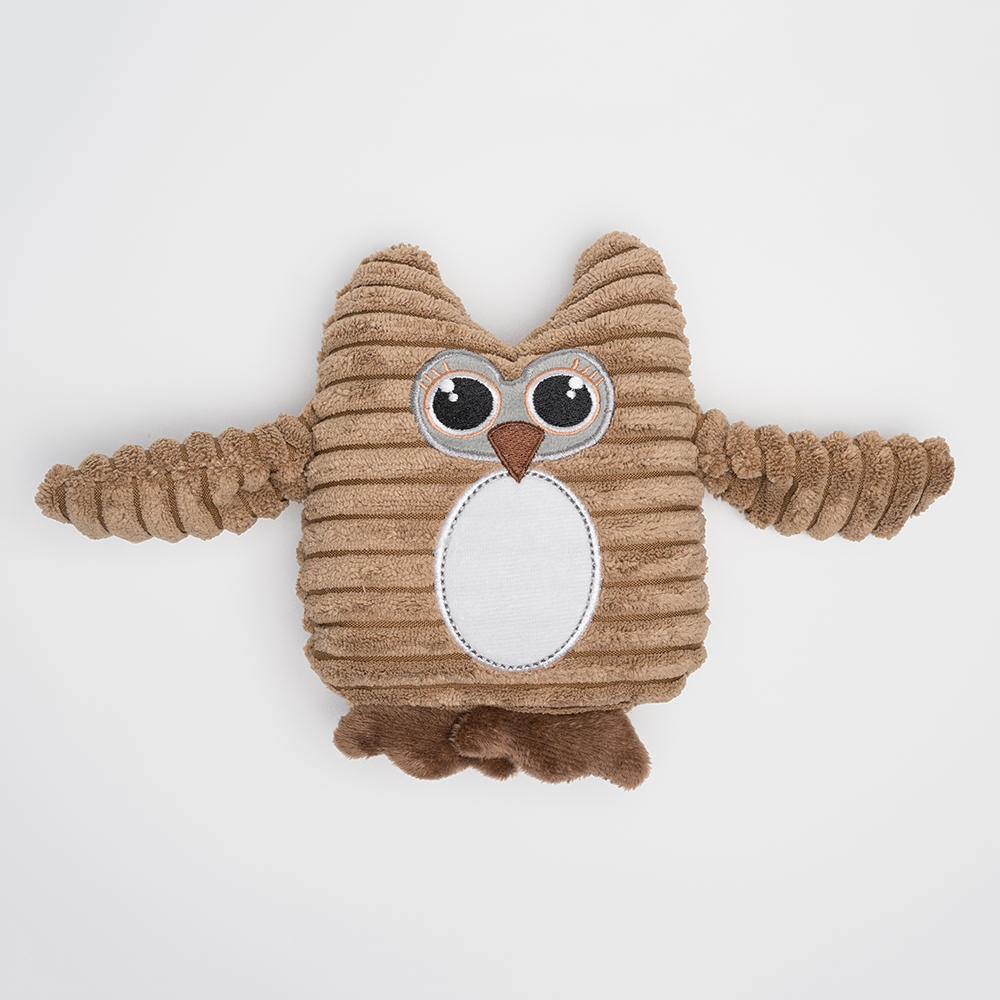 

RURRI Игрушка для собак Сова, 17х24х6,5 см, Разноцветный