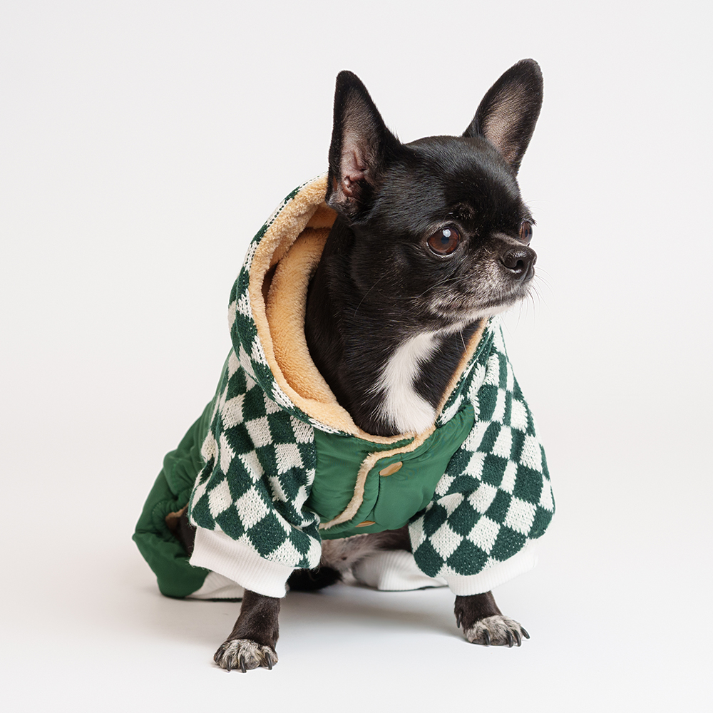 

Petmax Комбинезон с капюшоном для собак, , зеленый (унисекс