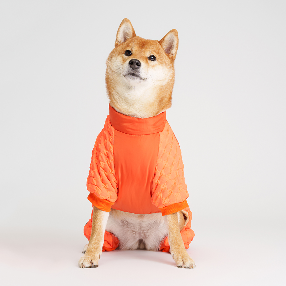 Petmax Комбинезон на замке для собак, 3XL, оранжевый