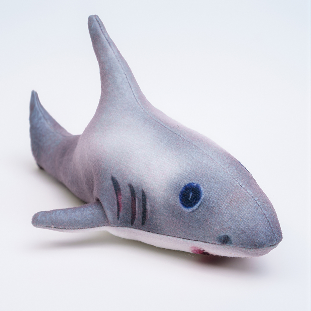 

Pet hobby Игрушка для кошек Акула, 23х12х10 см, Разноцветный