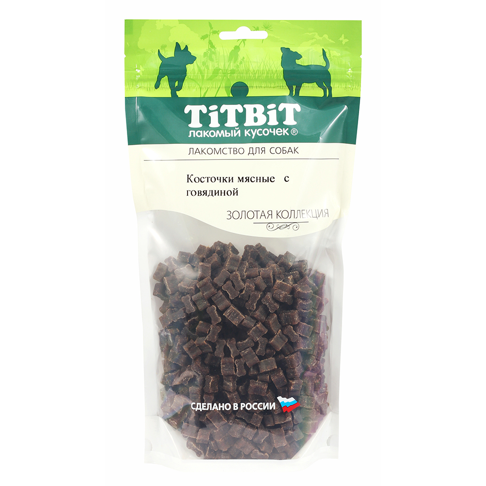 

TiTBiT Лакомство Косточки мясные с говядиной (400 гр.) для собак