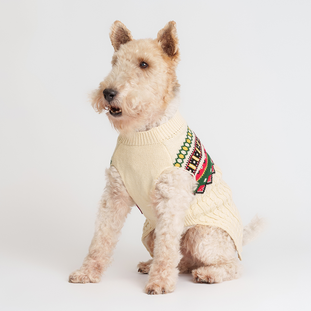 

Petmax Свитер с узорами для кошек и собак, , белый