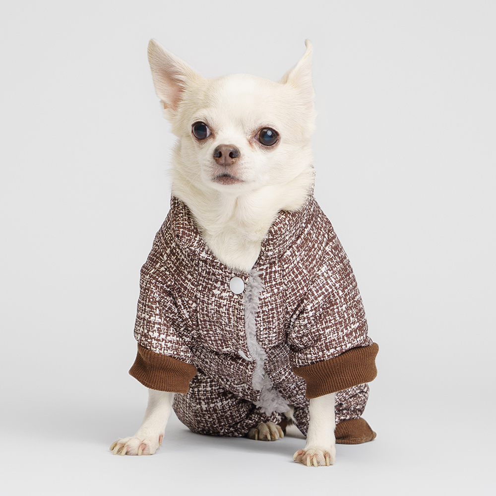 

RURRI Комбинезон для собак, , коричневый (девочка