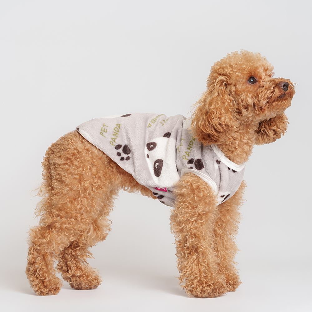 

Petmax Толстовка с пандой для кошек и собак, , серая, Серый