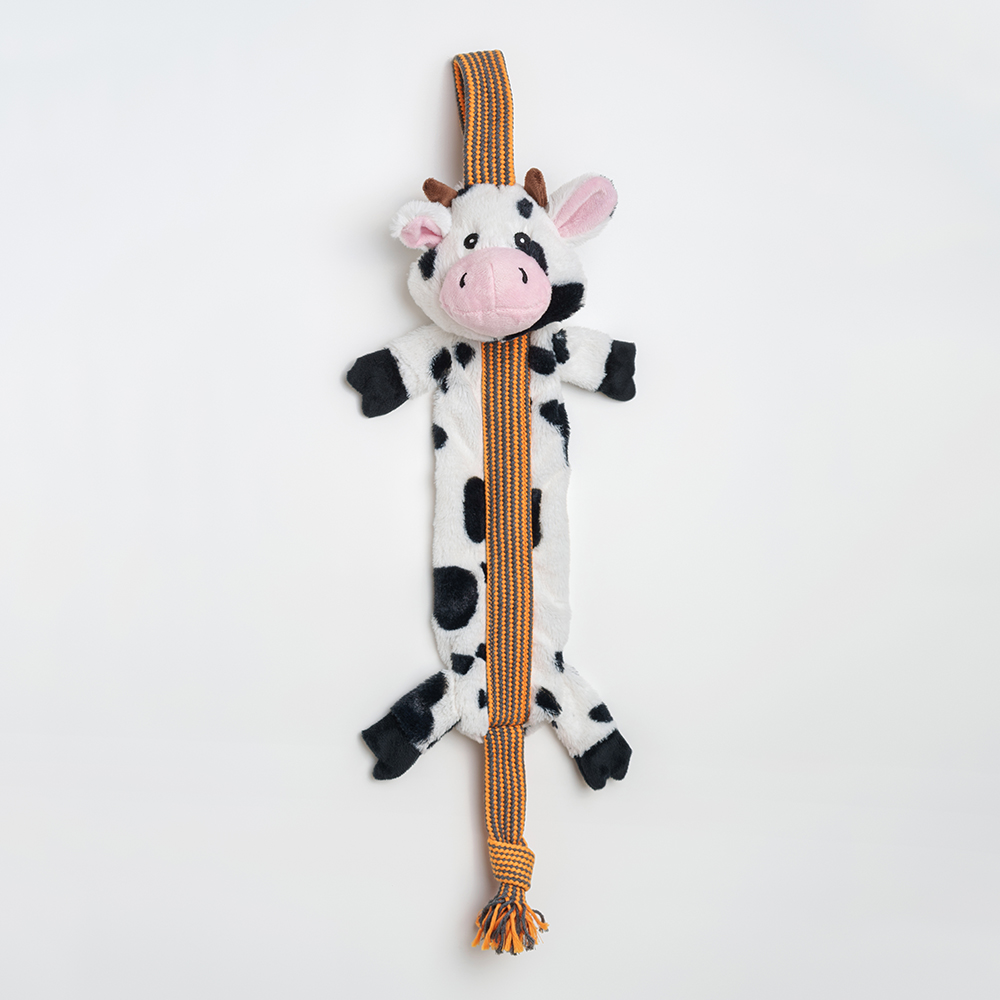 

RURRI Игрушка для собак Корова, 59х20х8,5 см, Разноцветный