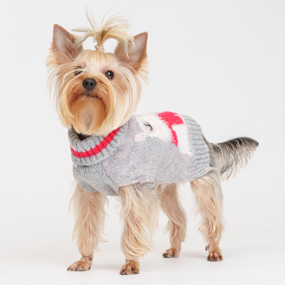 

Petmax Свитер с ламой для кошек и собак, , серый