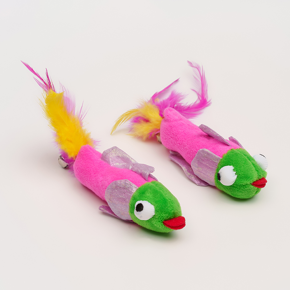 

RURRI Игрушка для кошек Насекомые, 13х5х4 см, Разноцветный