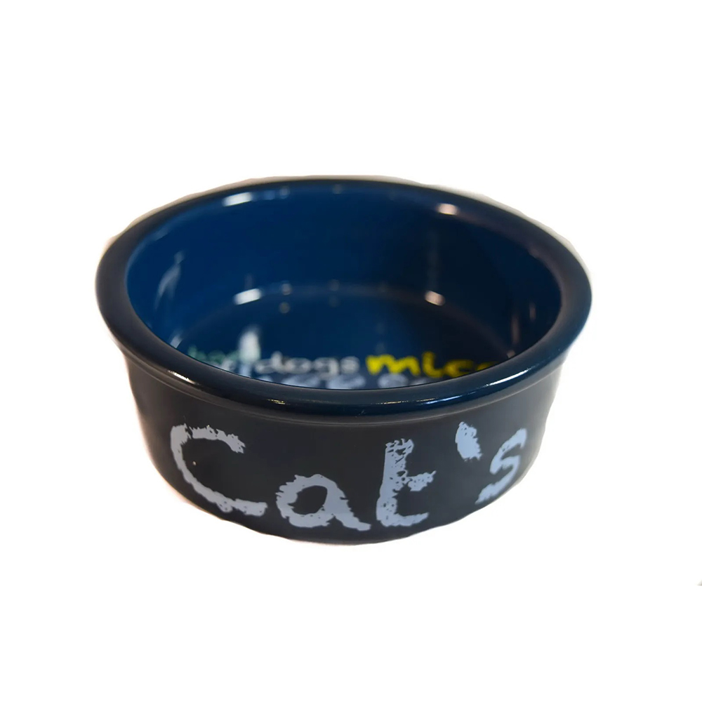 

Petmax Миска для кошек Cats, 300 мл, диаметр 12 см, Синий