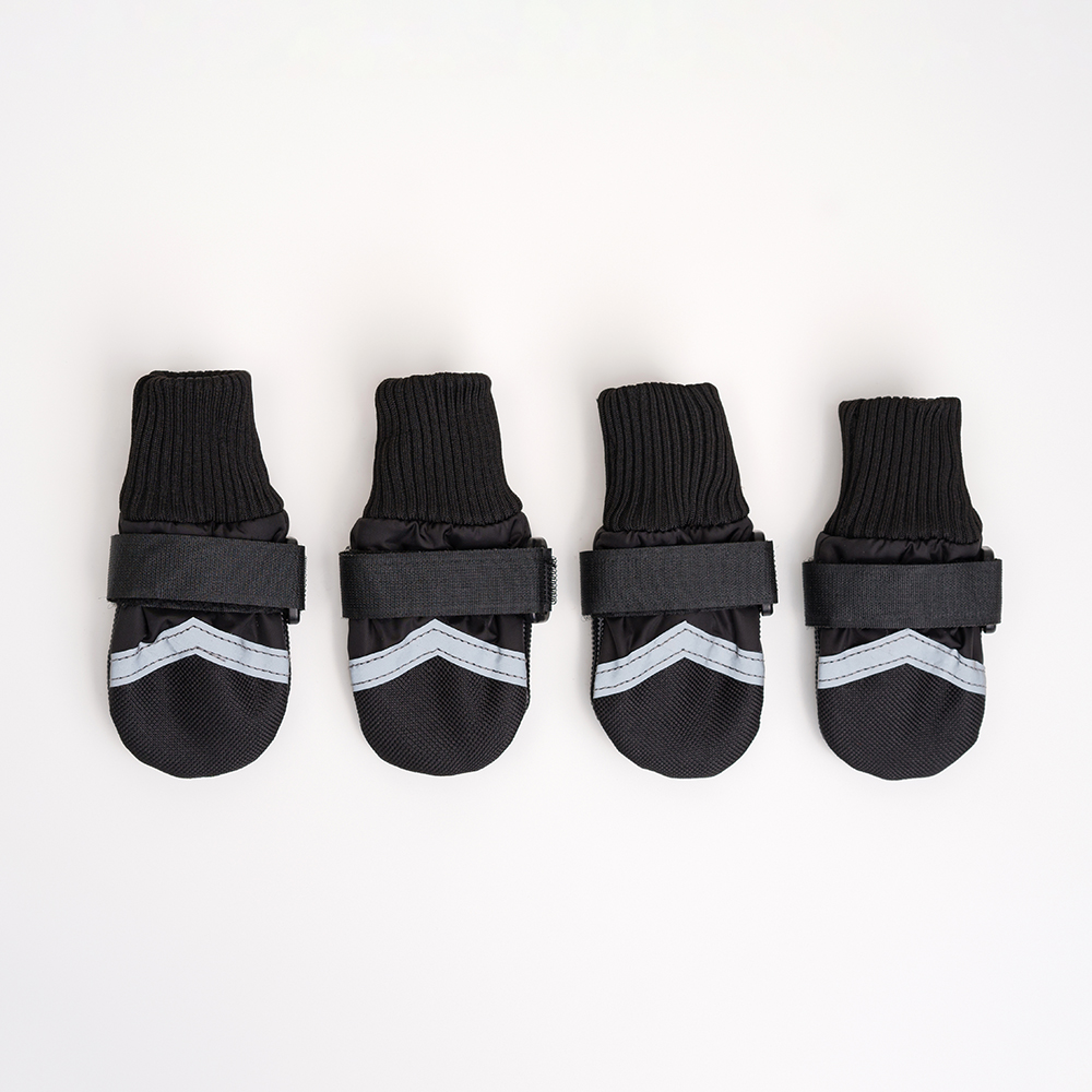 Rungo Ботинки на липучках для собак, 2XL, черный