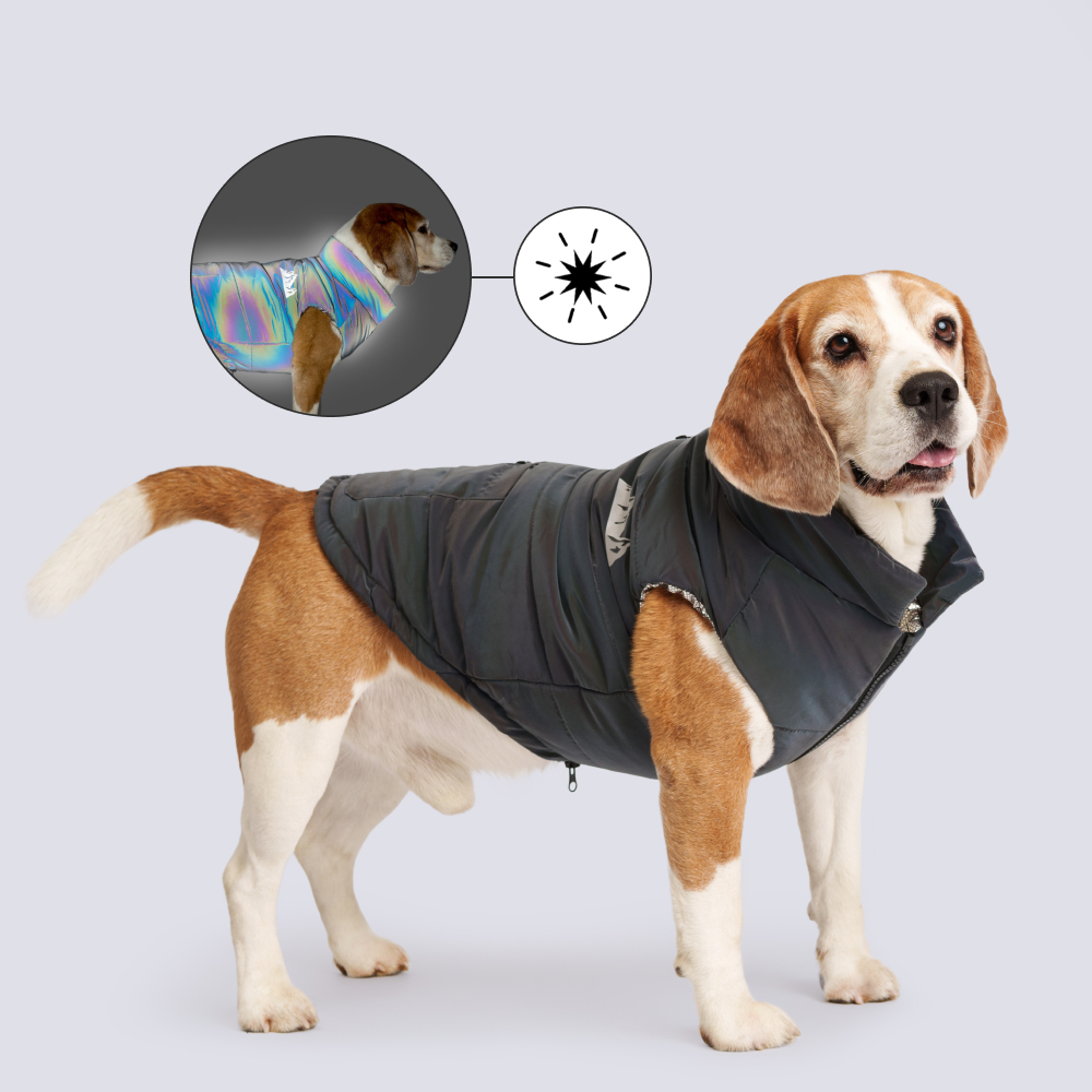 

Petmax Куртка светоотражающая для собак, , серая, Серый