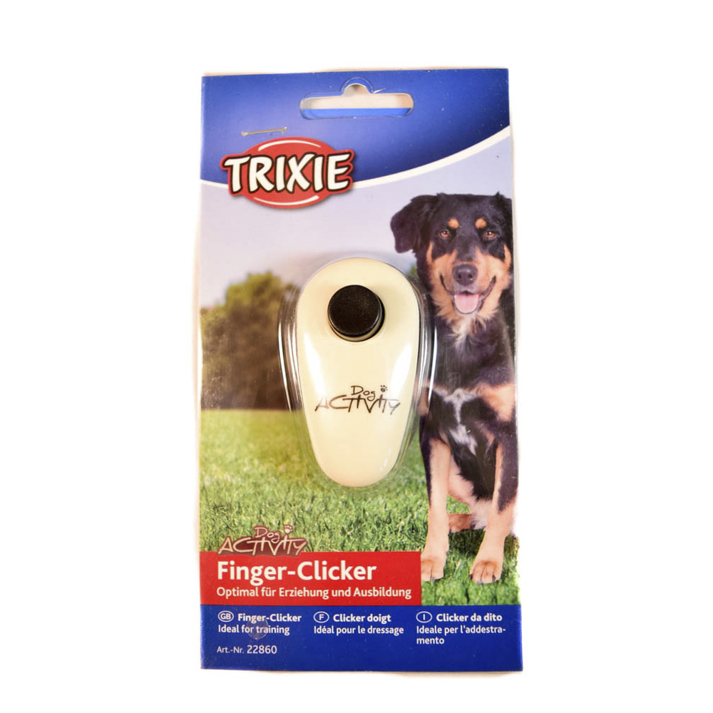 

Trixie DogActiv Кликер с креплением на палец для собак, Белый