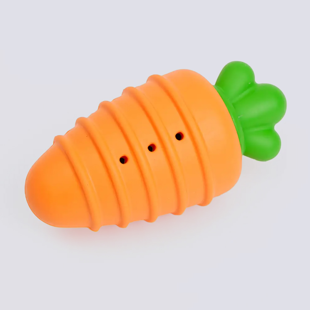 

RURRI Игрушка из каучука для собак Морковь, 15х7,5х7,5 см, Оранжевый