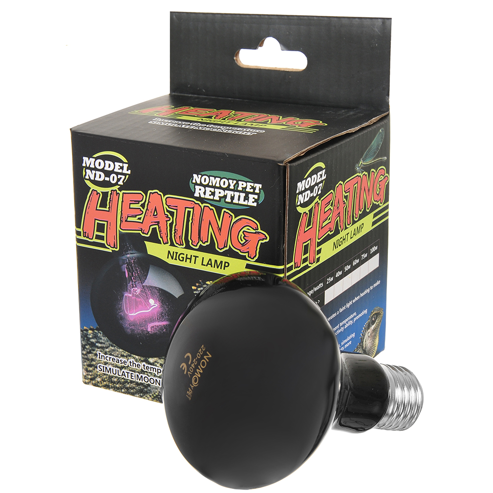 

NomoyPet Лампа лунного света для террариумов, 25 Вт, 8х11 см
