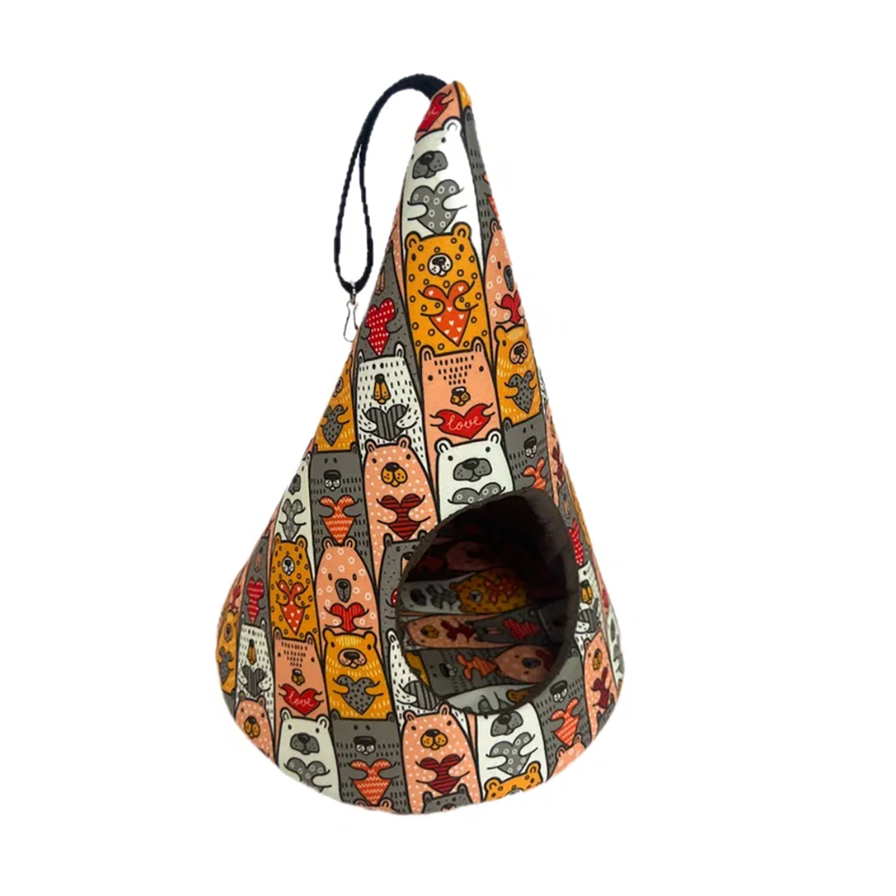 

Petmax Гамак для грызунов Вигвам Теди, 21х30 см, Оранжевый