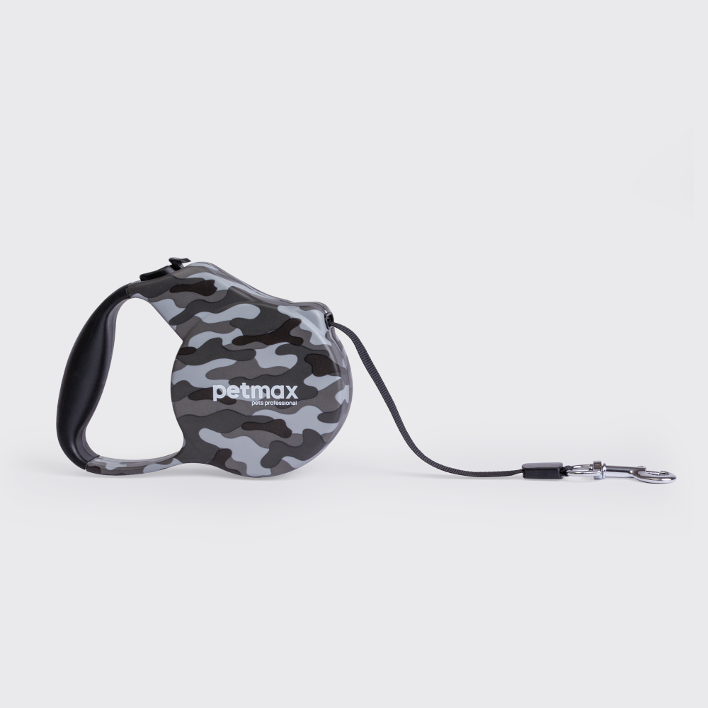 

Petmax Рулетка для собак, , до 15 кг, ремень 3 м, камуфляж, Зеленый