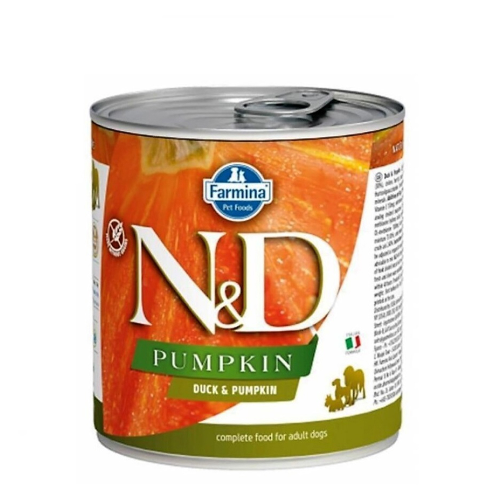 

Farmina N&D PUMPKIN влажный корм для собак, с уткой и тыквой, 285г