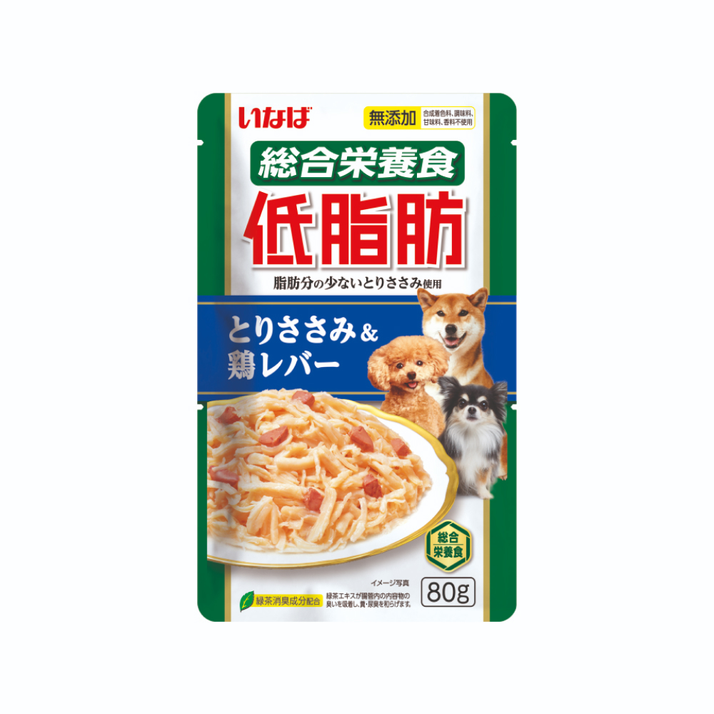 

INABA CIAO Teishibo Влажный корм (пауч) для собак, куриное филе с куриной печенью в желе, 80 гр.