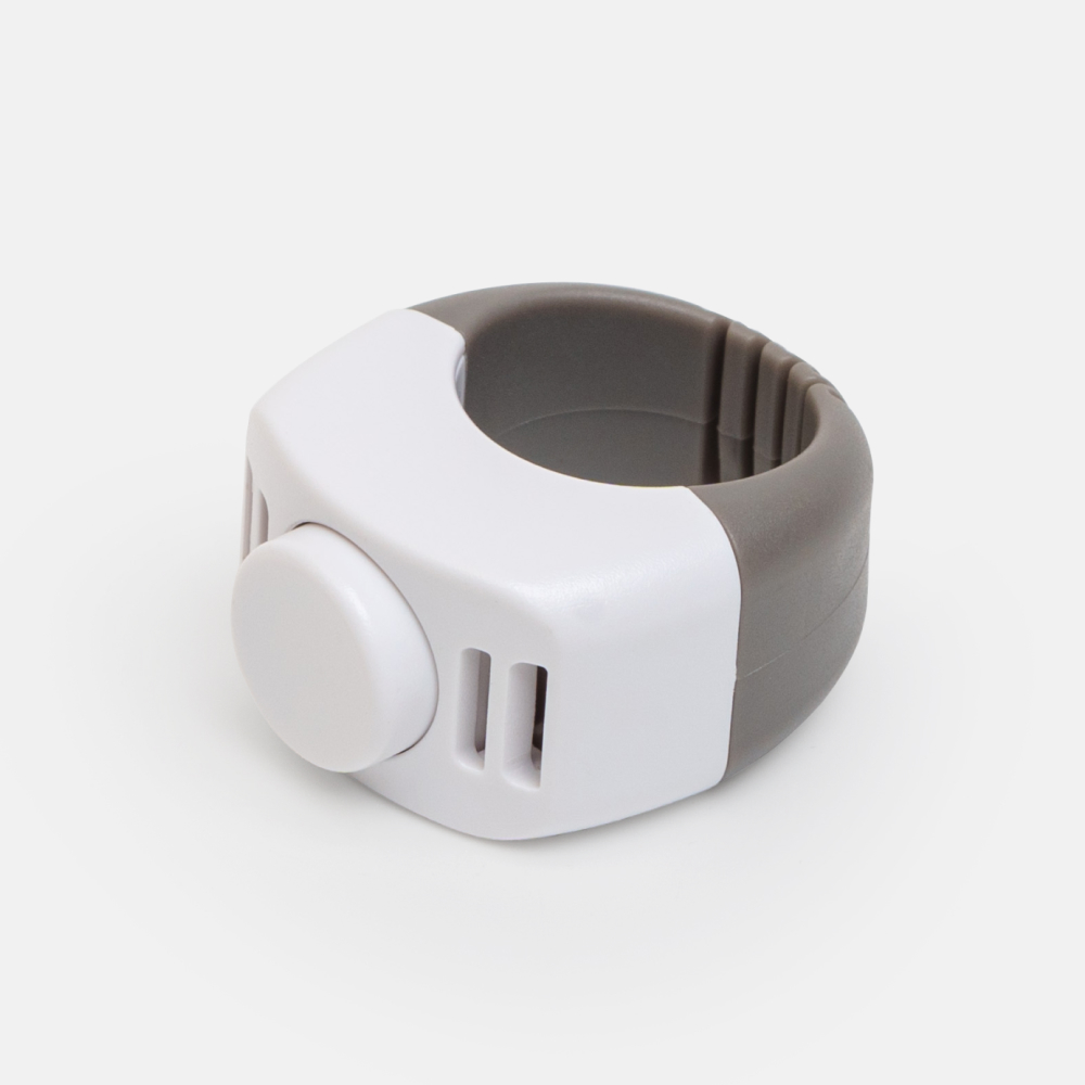 

Rungo Кликер-кольцо для дрессировки собак, 3,8х3,2х1,8 см, бело-голубой