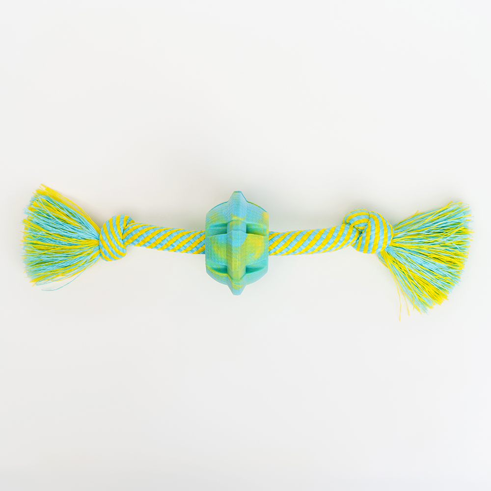

RURRI Игрушка для собак Игрушка на веревке, 28х7,5х7,5 см, Разноцветный