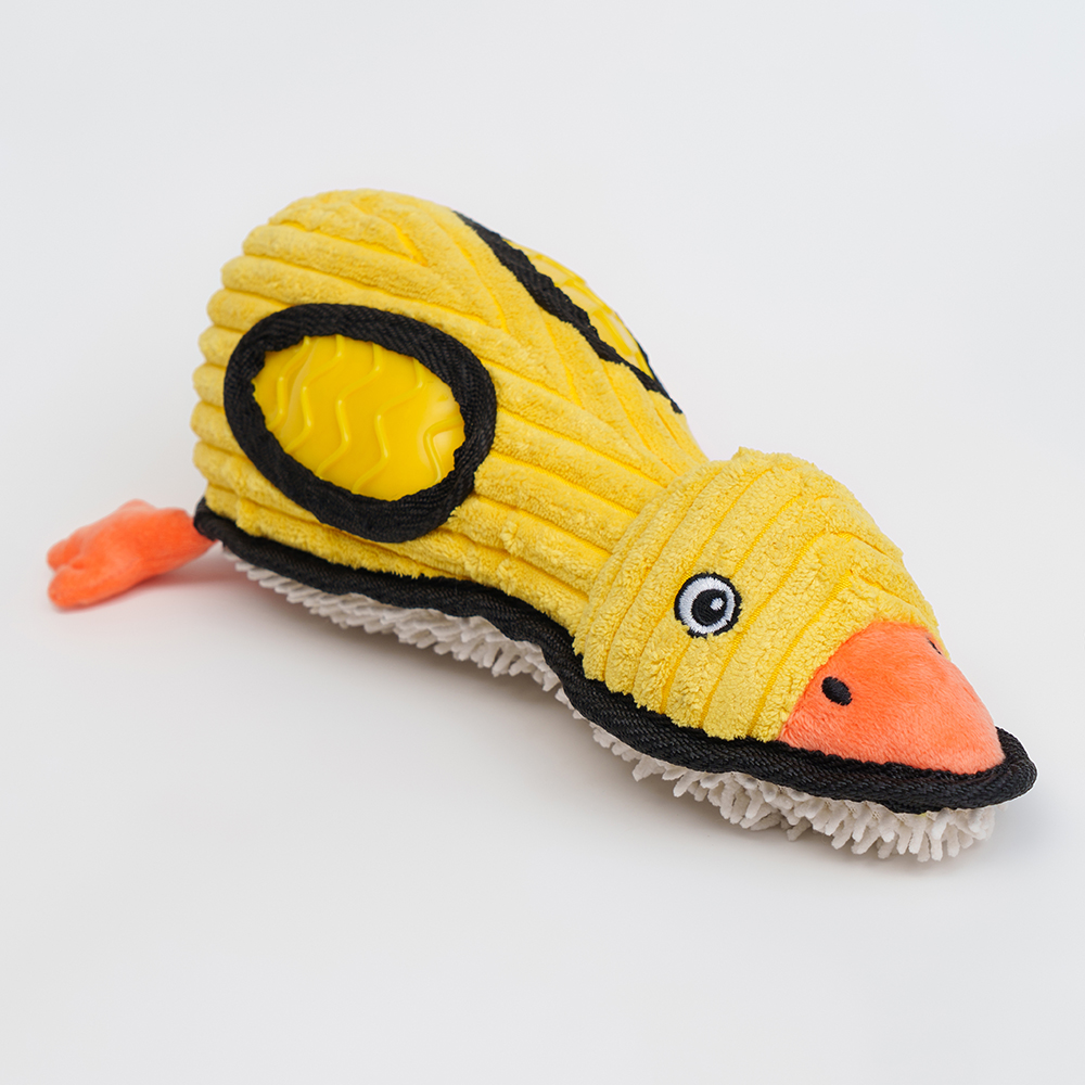 

RURRI Игрушка для собак Утка, 36х13х9 см, Разноцветный