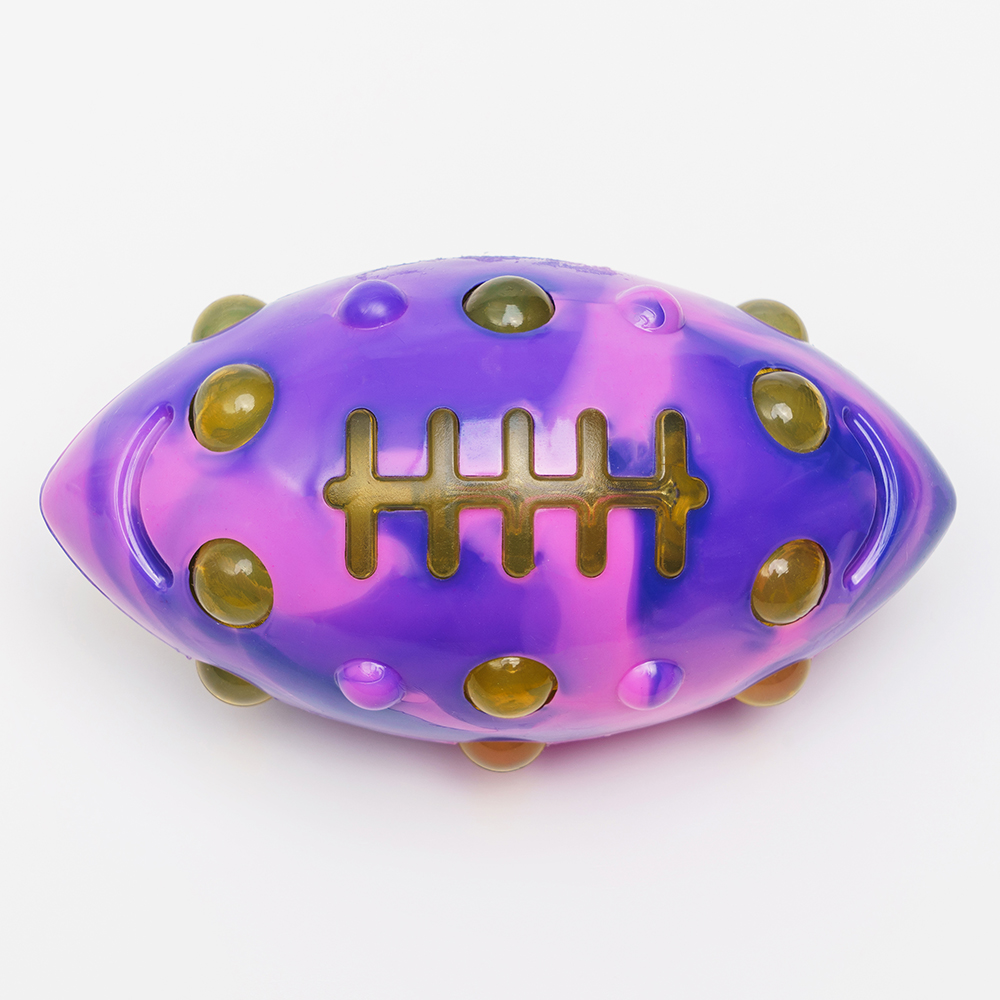 

RURRI Игрушка для собак Мяч регби, 15,2х8,5 см, Разноцветный