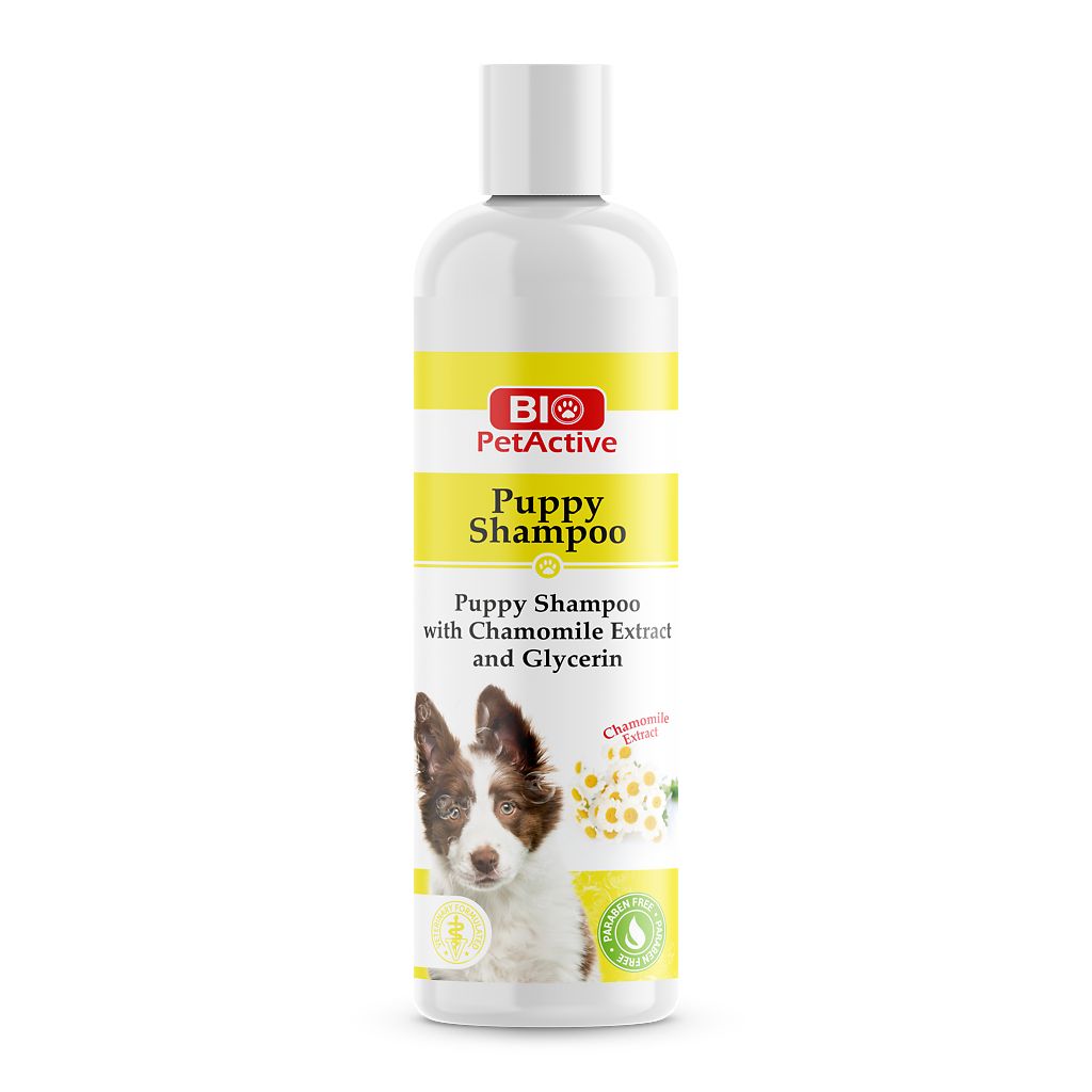 

BIOPETACTIVE Puppy Shampoo Шампунь с экстрактом ромашки и глицерином для щенков, 400 мл