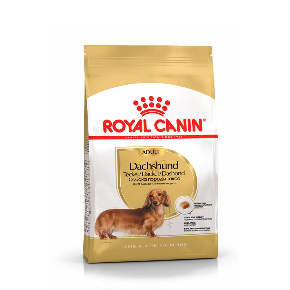 

Royal Canin Dachshund Adult Сухой корм для собак породы такса старше 10 месяцев, 1,5 кг