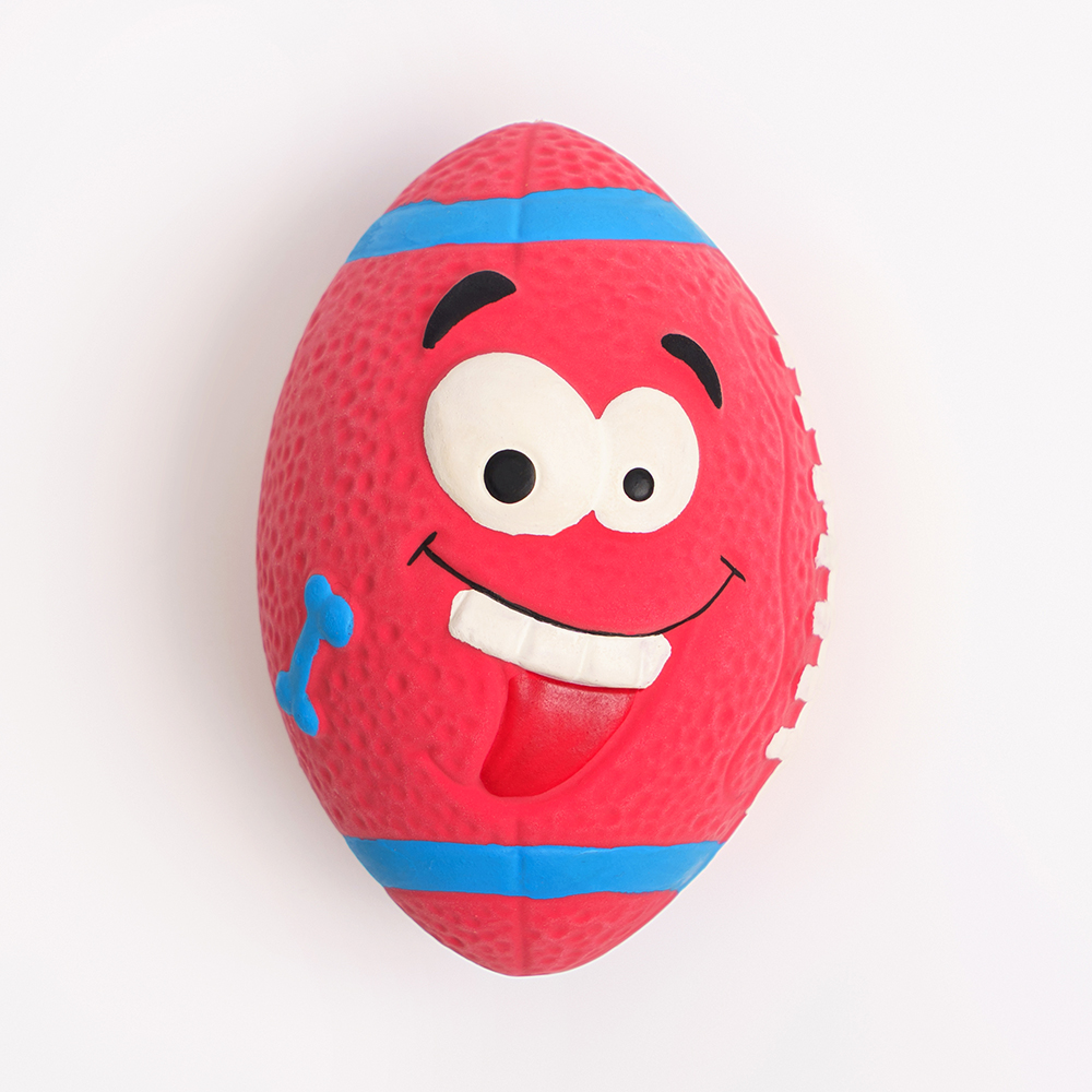 

RURRI Игрушка для собак Мяч регби, 9,5х6х6,4 см, Разноцветный
