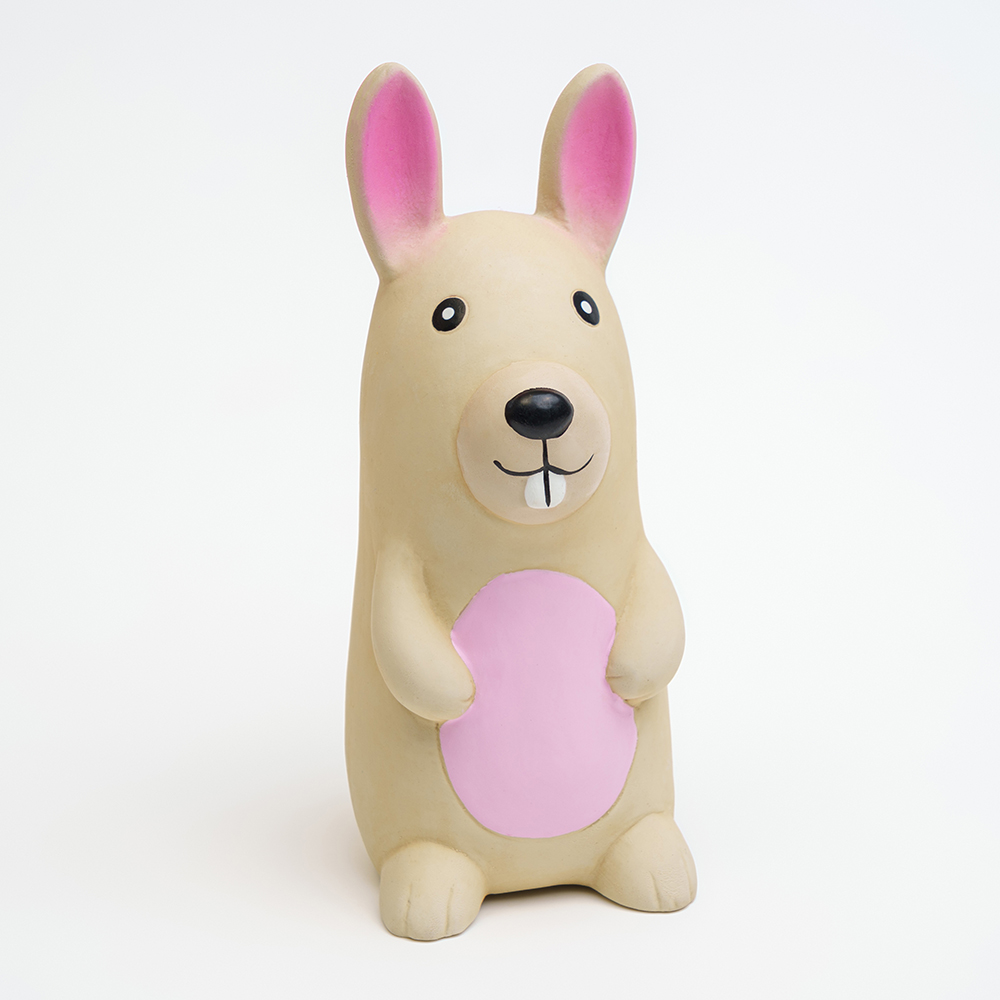 

Petmax Игрушка из латекса для собак Кролик, 14 см, Разноцветный