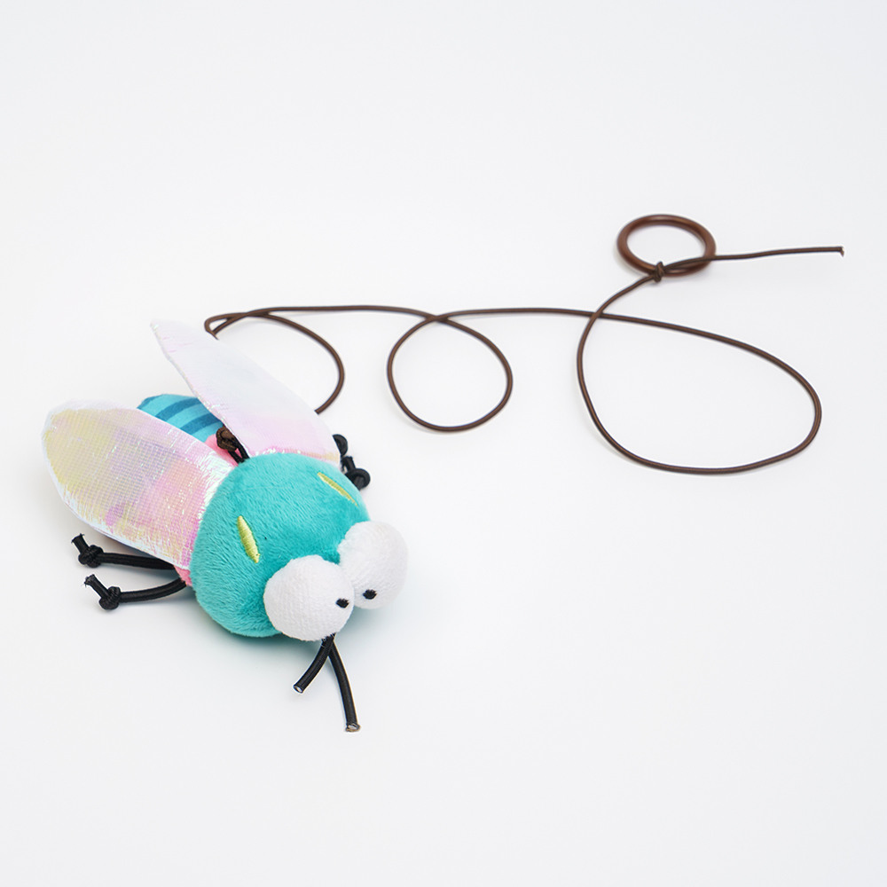 

RURRI Игрушка для кошек Цикада, 12х5,5х4 см, Разноцветный
