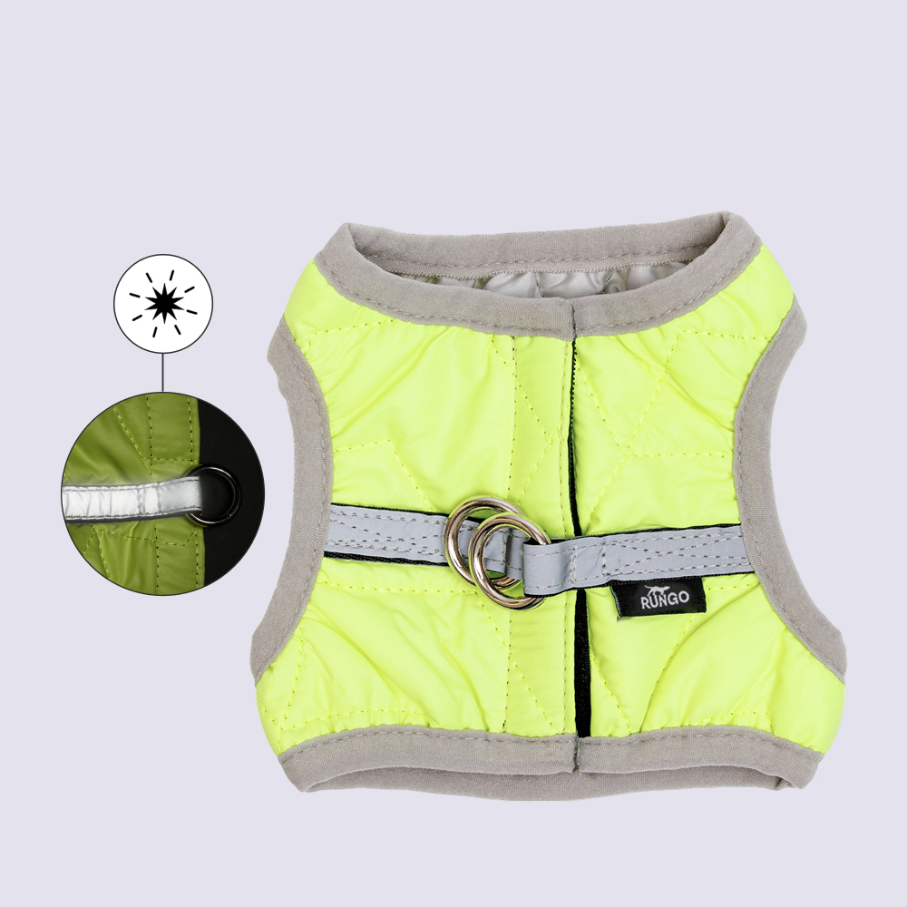 

Rungo Шлейка-жилетка для собак Comfort, , обхват груди 40-45 см, салатовый