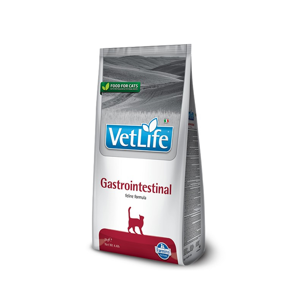 

Farmina Vet Life Gastrointestinal диетический сухой корм для кошек при заболеваниях ЖКТ, с курицей, 2кг