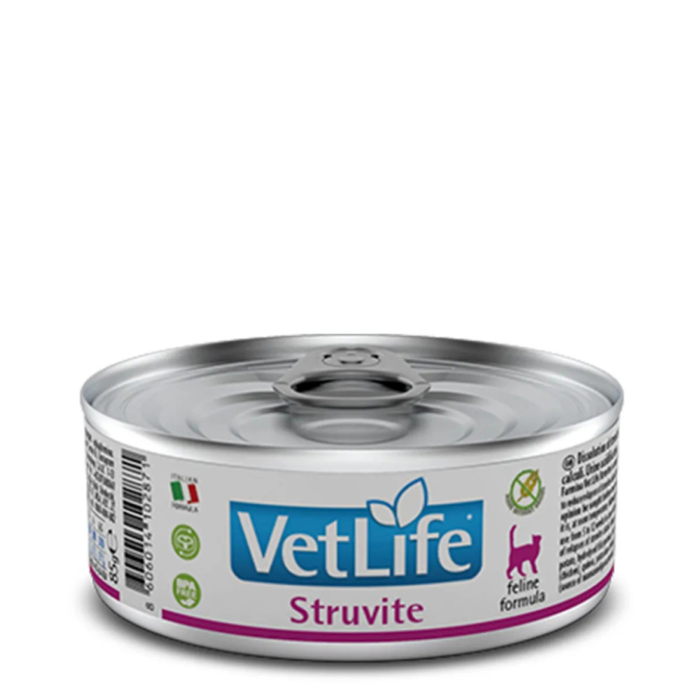 

Farmina Vet Life Struvite Влажный корм (консервы) для кошек при мочекаменной болезни, 85 гр.