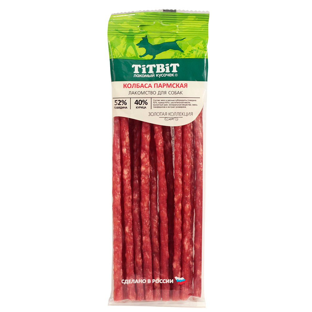 

TiTBiT Лакомство Колбаса Пармская (80 гр.) для собак