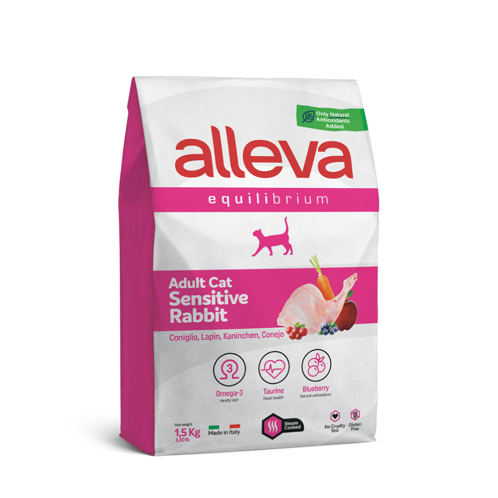 

ALLEVA Equilibrium Сухой корм для кошек, с кроликом, 1,5 кг