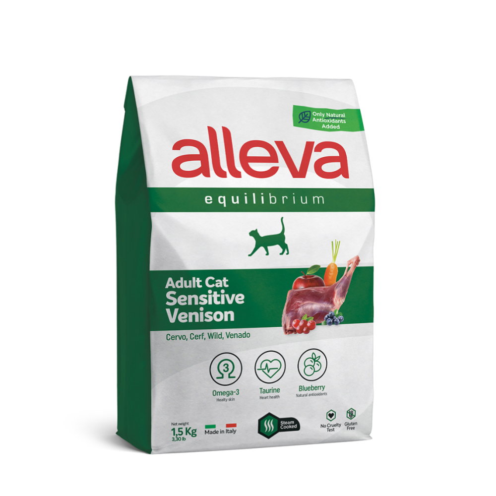 

ALLEVA Equilibrium Cухой корм для кошек, с олениной, 1,5 кг