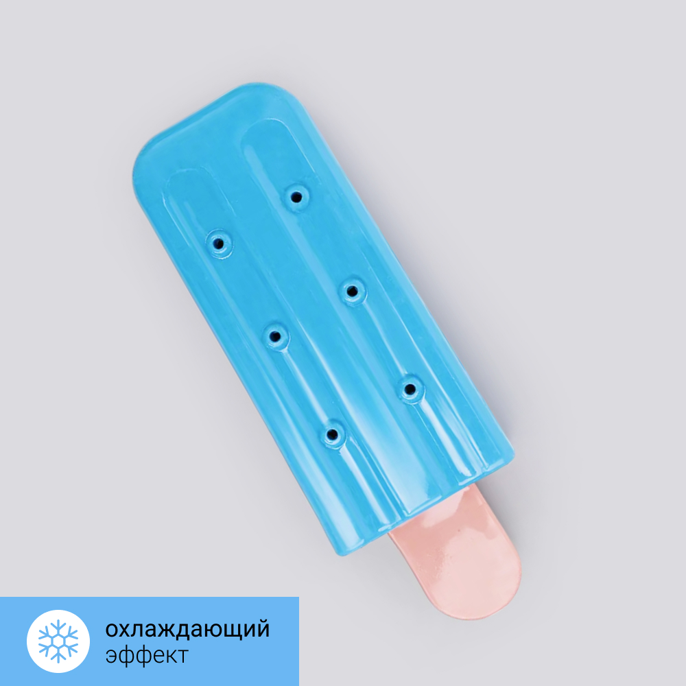 

RURRI Игрушка охлаждающая для собак Мороженое, 15х5,5х2,5 см, Разноцветный