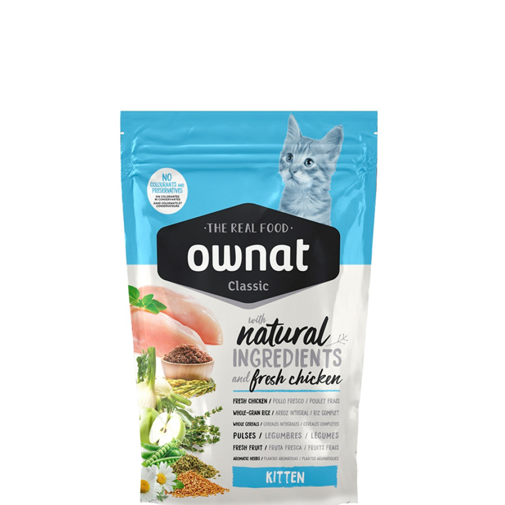 

Ownat Kitten Classic Сухой корм для котят, с курицей, 400 гр.