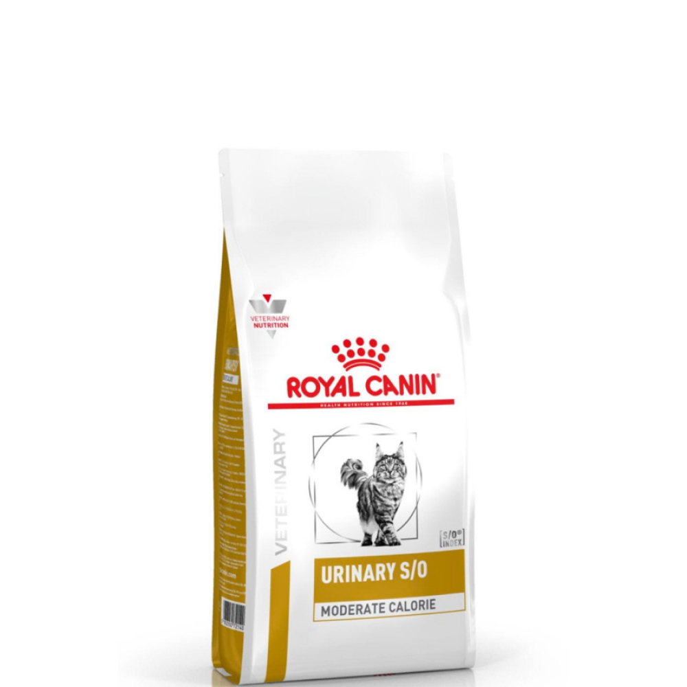 

Royal Canin Urinary S/O Moderate Calorie Сухой диетический корм для взрослых кошек, предрасположенных к набору лишнего веса, способствующий растворению струвитных камней, 350 гр.
