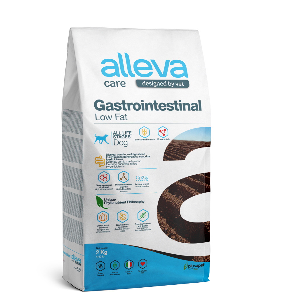 

ALLEVA Care Gastrointestinal Low Fat Сухой диетический корм для собак, 2 кг
