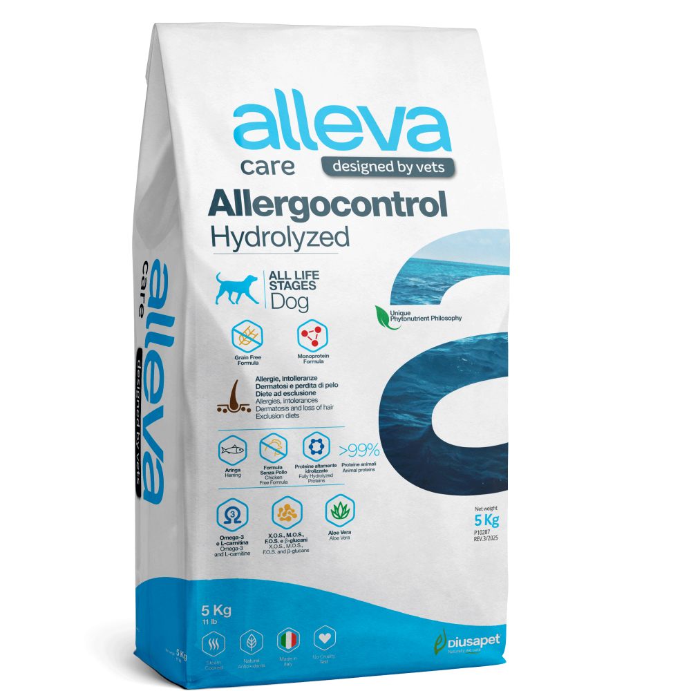 

ALLEVA Care Allergocontrol Hydrolized Сухой диетический корм для собак, 5 кг