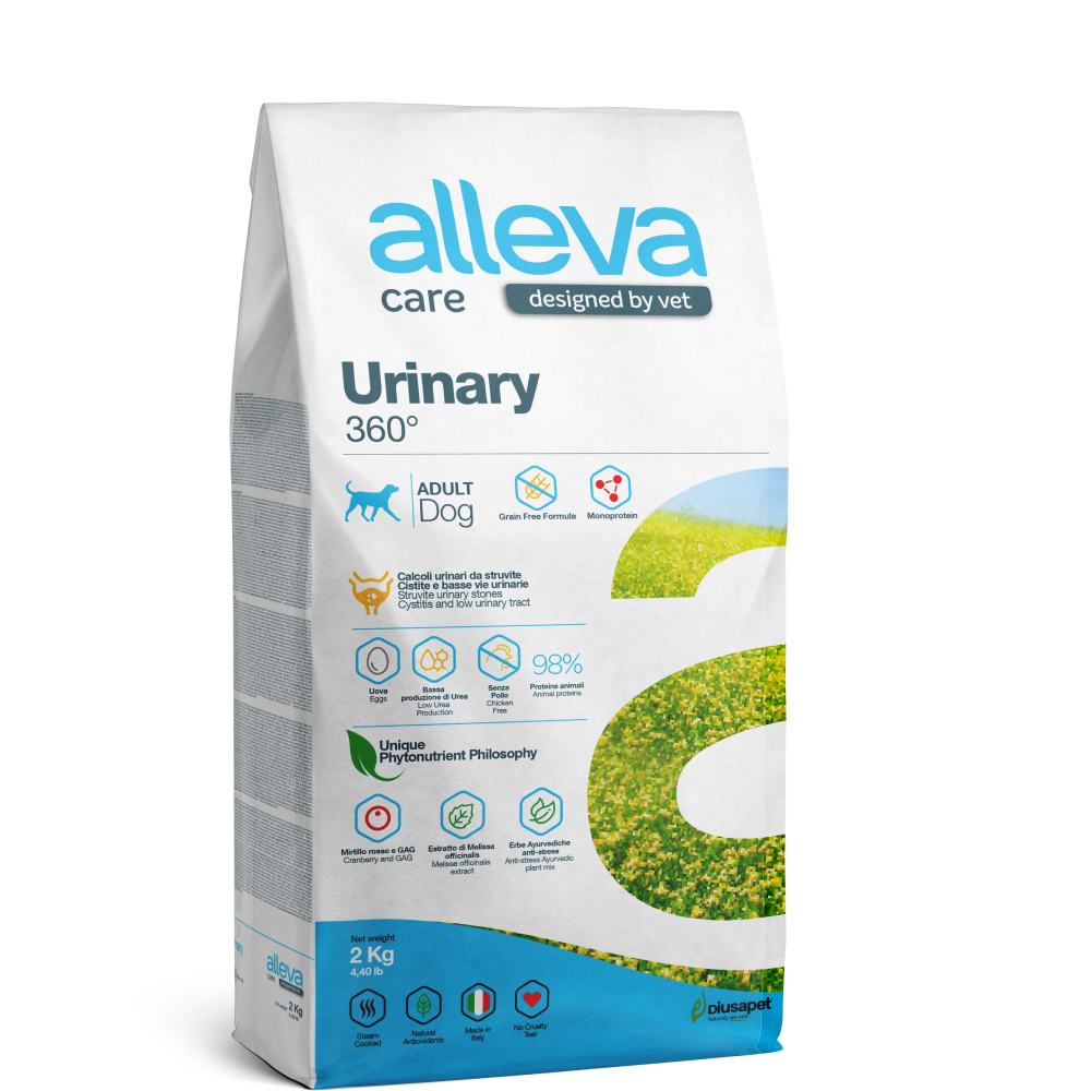 

ALLEVA Care Adult Urinary 360° Сухой диетический корм для собак, с куриным яйцом, 2 кг