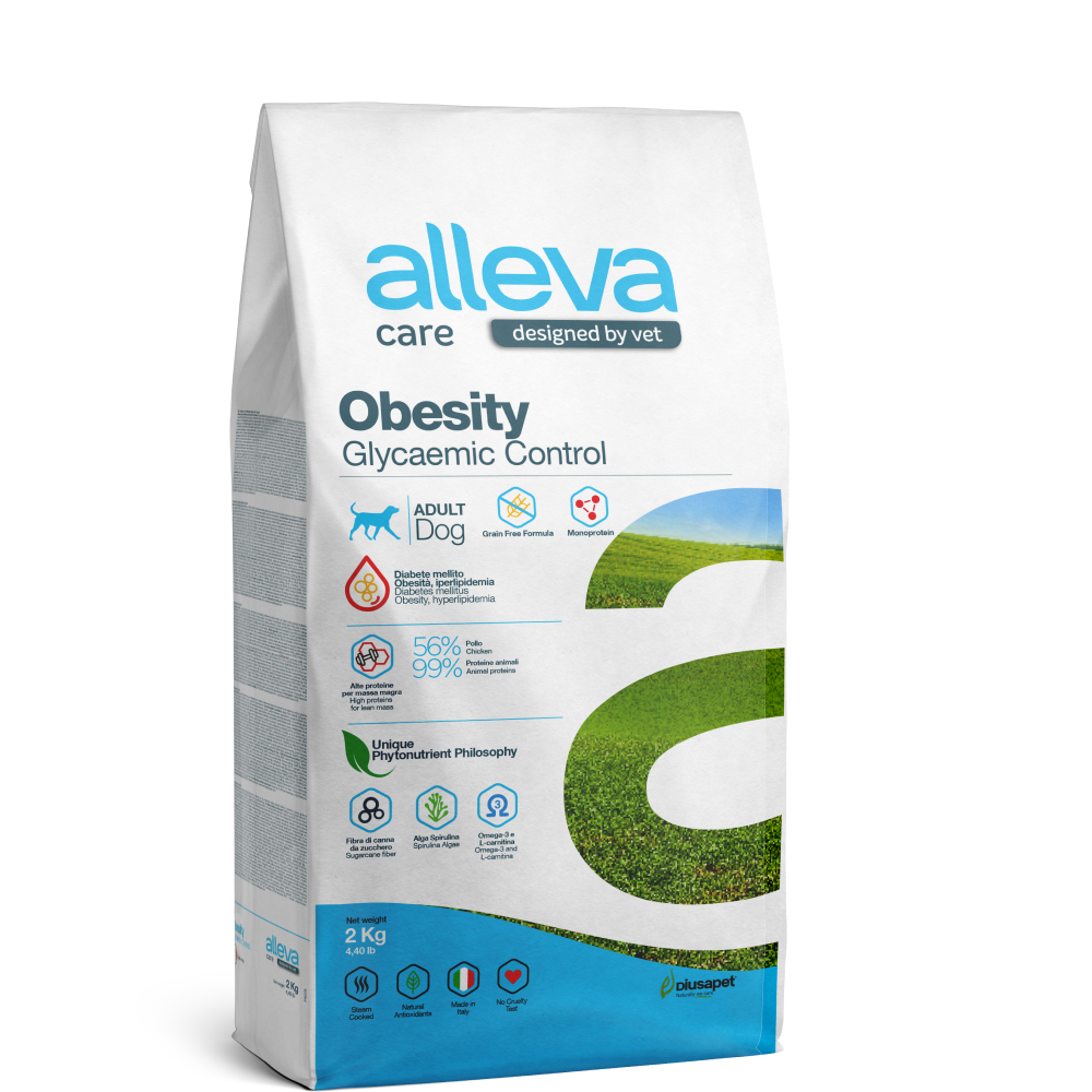 

ALLEVA Care Adult Obesity Glycemic Control Сухой диетический корм для собак, 2 кг