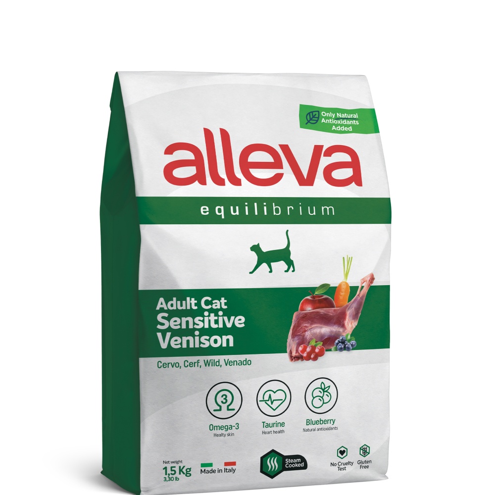 

ALLEVA Equilibrium Cухой корм для кошек, с олениной, 1,5 кг
