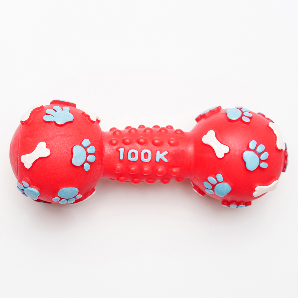 

Pet hobby Игрушка для собак Гантель, 14 см, Разноцветный