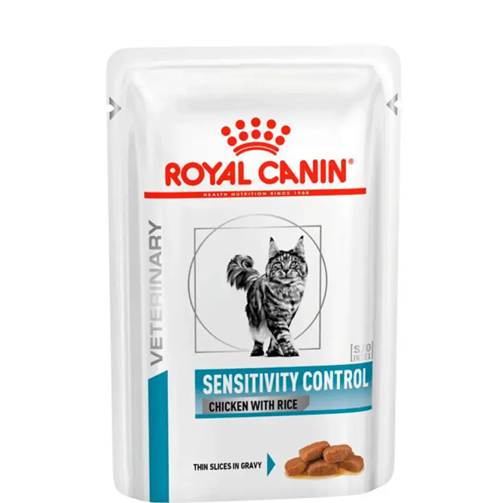 

Royal Canin Sensitivity Control Feline Влажный корм (пауч) для кошек, цыпленок и рис, 85 гр.