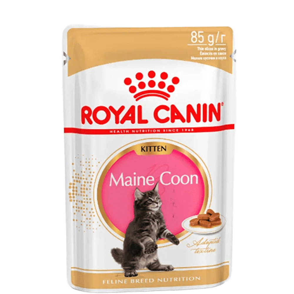 

Royal Canin Kitten Maine Coon Влажный корм (пауч) для котят породы Мейн Кун, 85 гр.