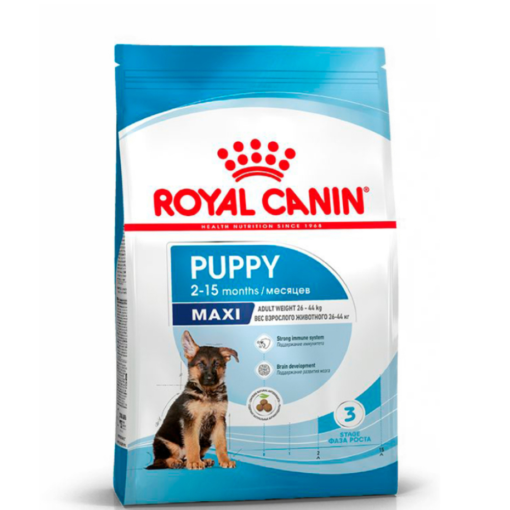Royal Canin Maxi Puppy Сухой корм для щенков крупных пород в возрасте от 2 до 15 месяцев