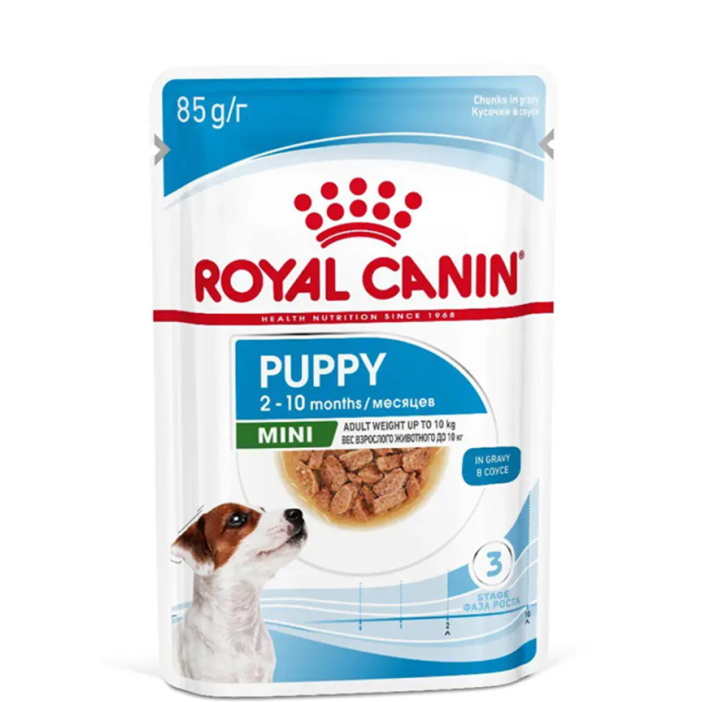 

Royal Canin Mini Puppy Влажный корм (пауч) для щенков мелких пород, 85 гр.